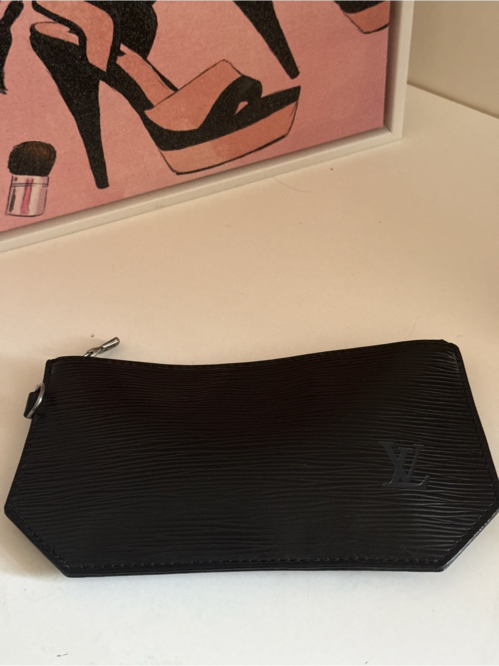 Louis Vuitton Black Epi Leather Wristlet Pouch - Picture 5 of 9